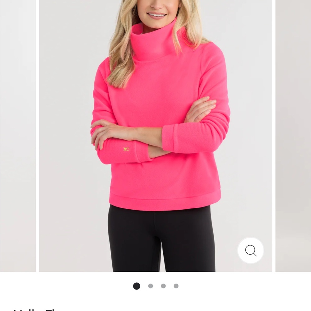 Dudley Stephens Pink Cowl Neck Sweater